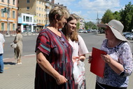 Книжная радуга на Московской улице