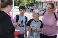 Книжная радуга на Московской улице